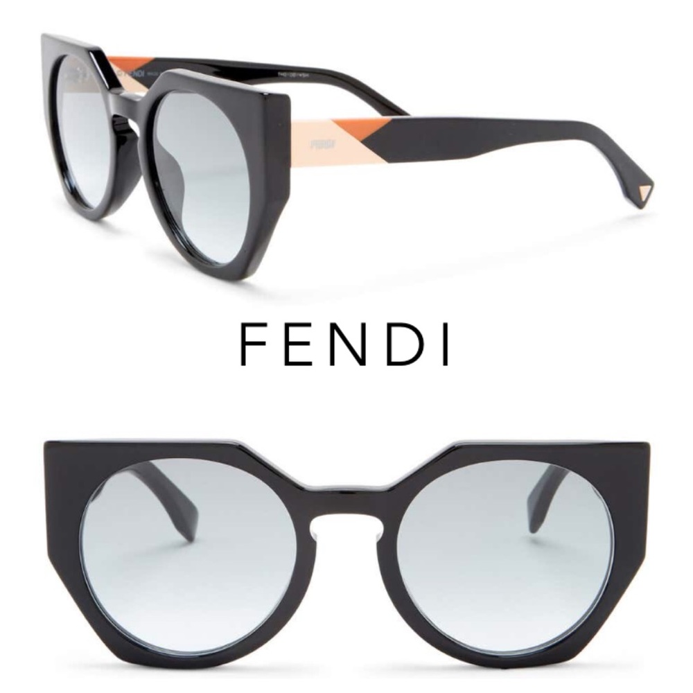 Fendi FF 0151/S 807JJ Geometric Sunglasses - Picture 2 of 8